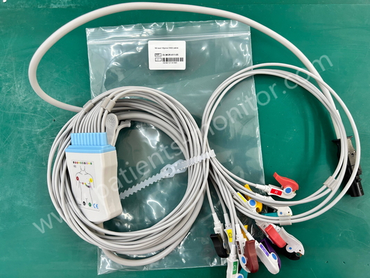 Mortara Q-Stress 60-00186-01 IEC 10 سرب 12 پین کابل EKG ECG DLMOR-011-05 سازگار جدید